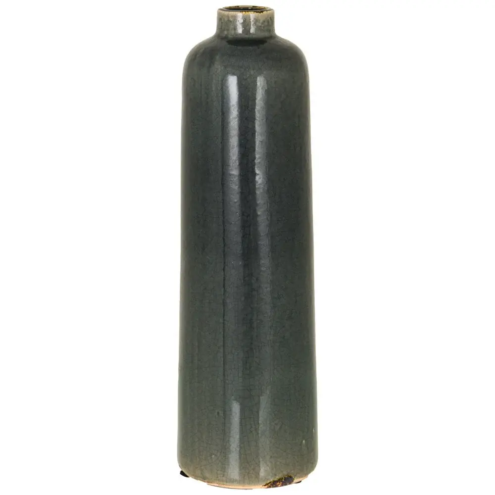 Handcrafted Ceramic Garda Glazed Raine Vase - Grey