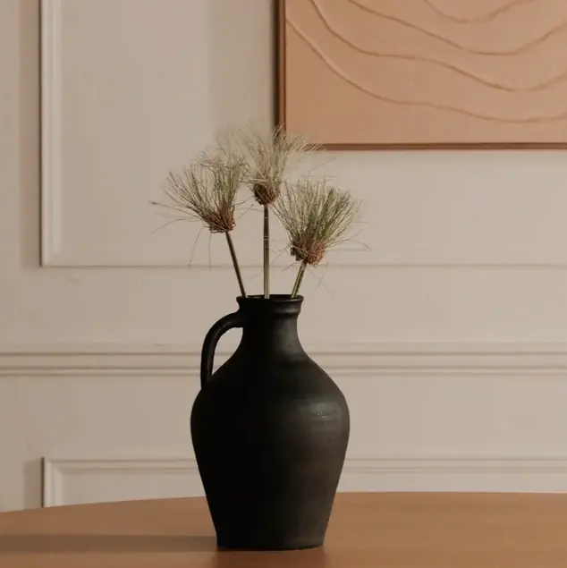 Lyra Terracotta Vase | Ceramic | Handmade