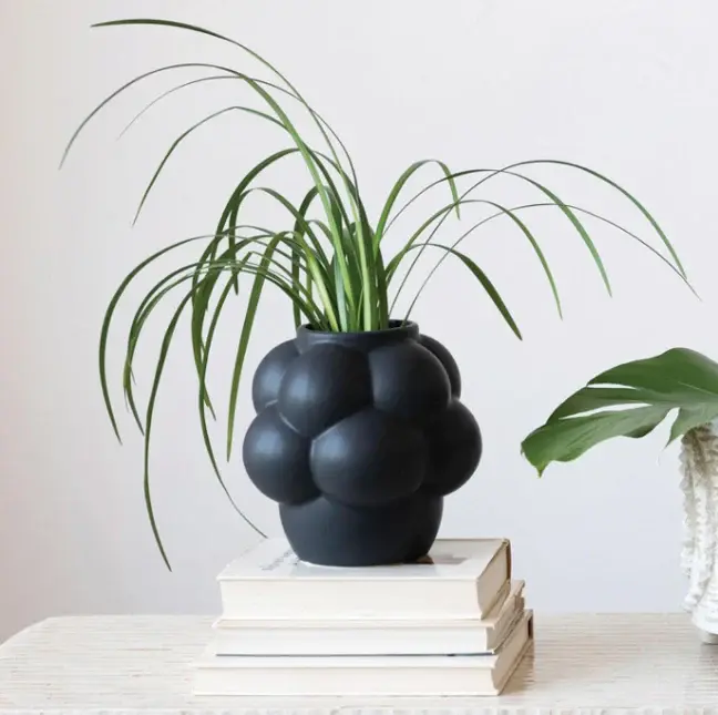 Midnight Bubble Vase
