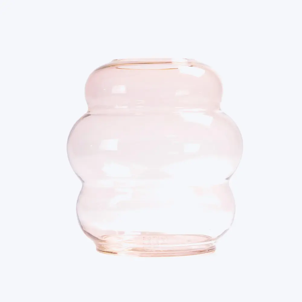 Muse Vase, Further Large Rustic Wood Base