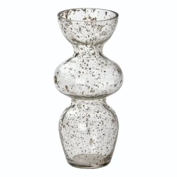 Olivia Pebble Glass Vase Medium - lucid