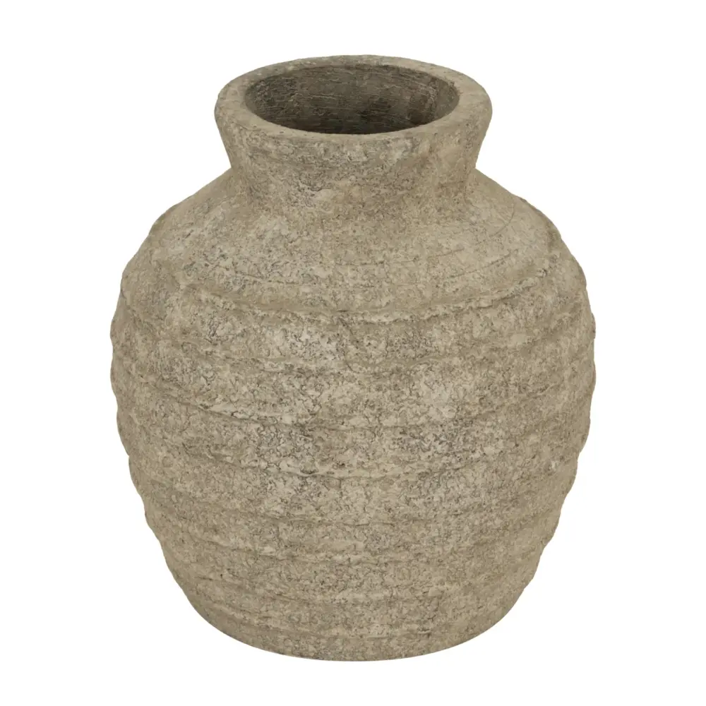 Spacious Tuscan Vase - Grey