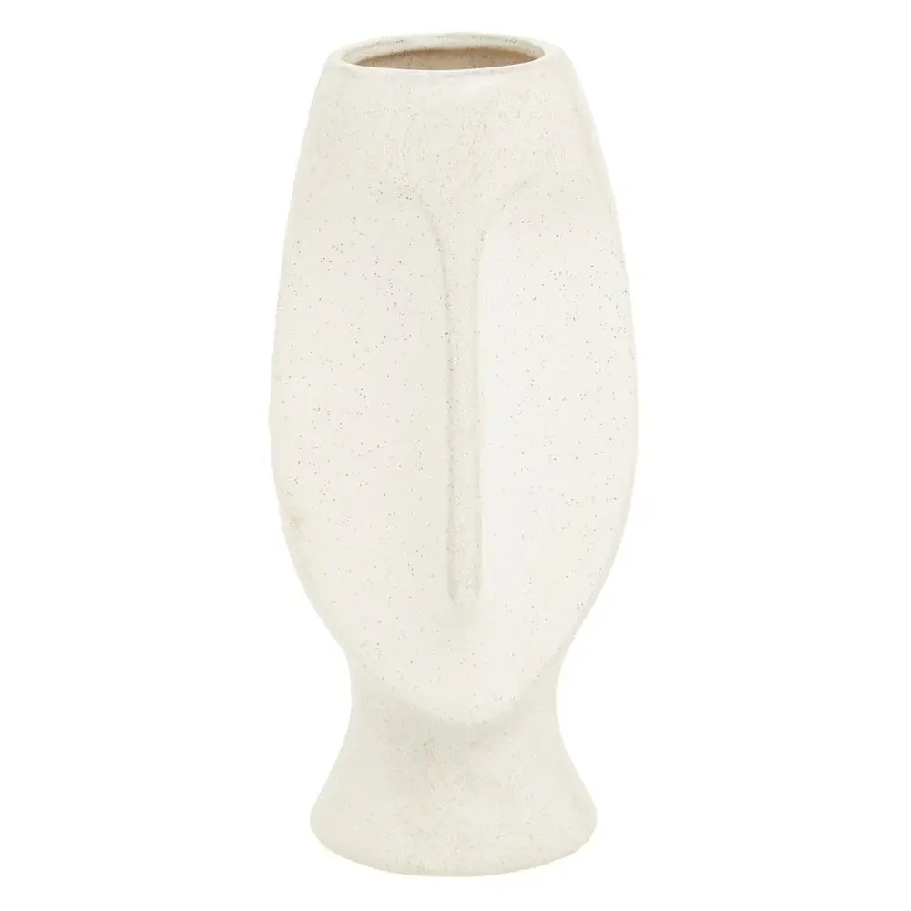 Vito Jumbo Stoneware Vase - Stone