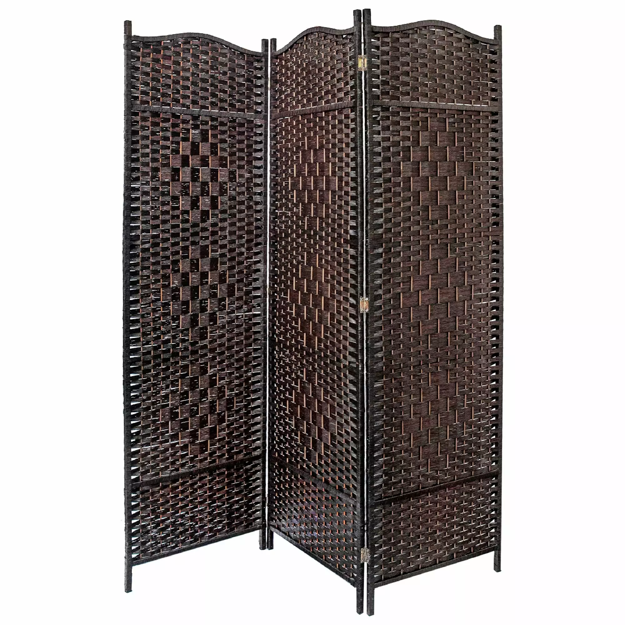 Maison Concepts Wyatt Victorian Bamboo Screen 4 L X 6 W X 35 H Elegant Room Divider