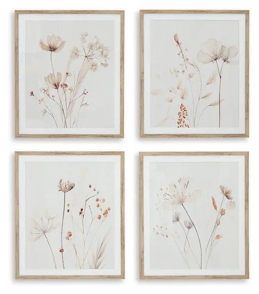 Bondner Wall Art Set 4 Modern Canvas Prints