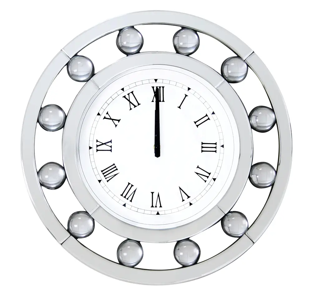 Boffa Mirrored Wall Clock - Stylish Modern Home Decor