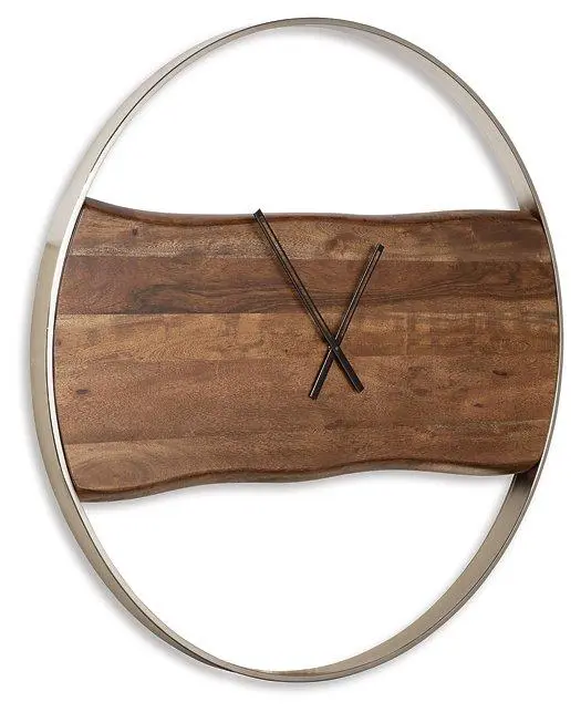 Panchali Wall Clock - Decorative Round Clock Living Room or Office