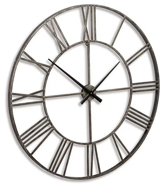 Paquita Wall Clock - Elegant Round Clock Bedroom or Living Room