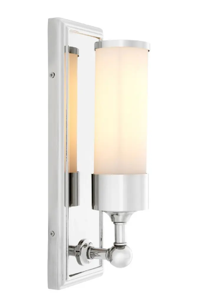 Eichholtz Valentine Silver Wall Lamp Modern Sconce Lighting