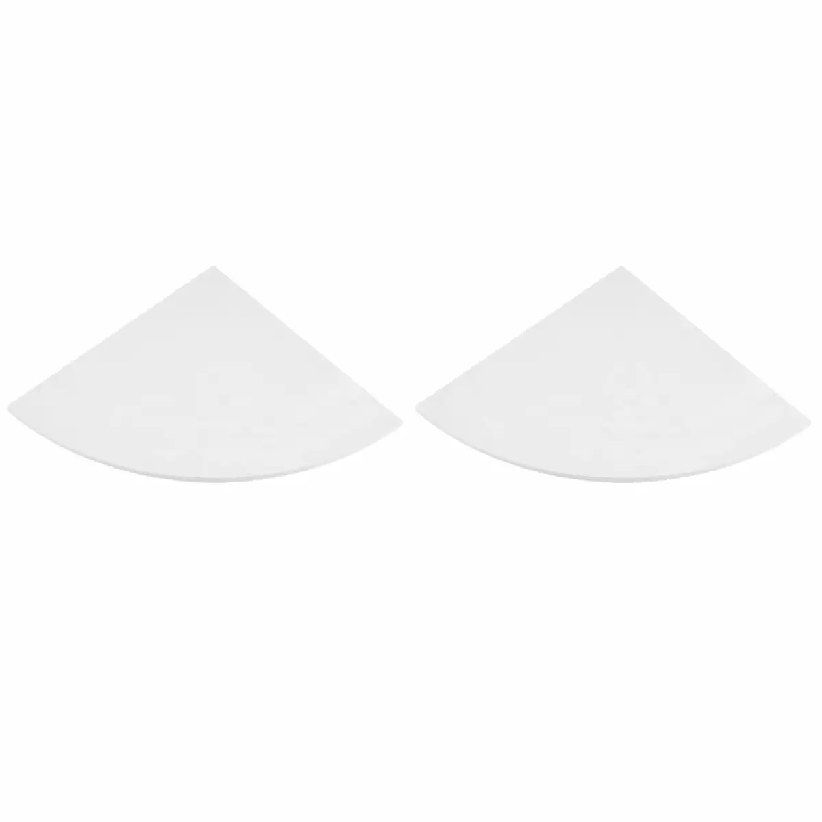 2 Pack Shelf Corner Bookstand Bookends Shelves Seagulls Decor Wall Mounted Sector Eease