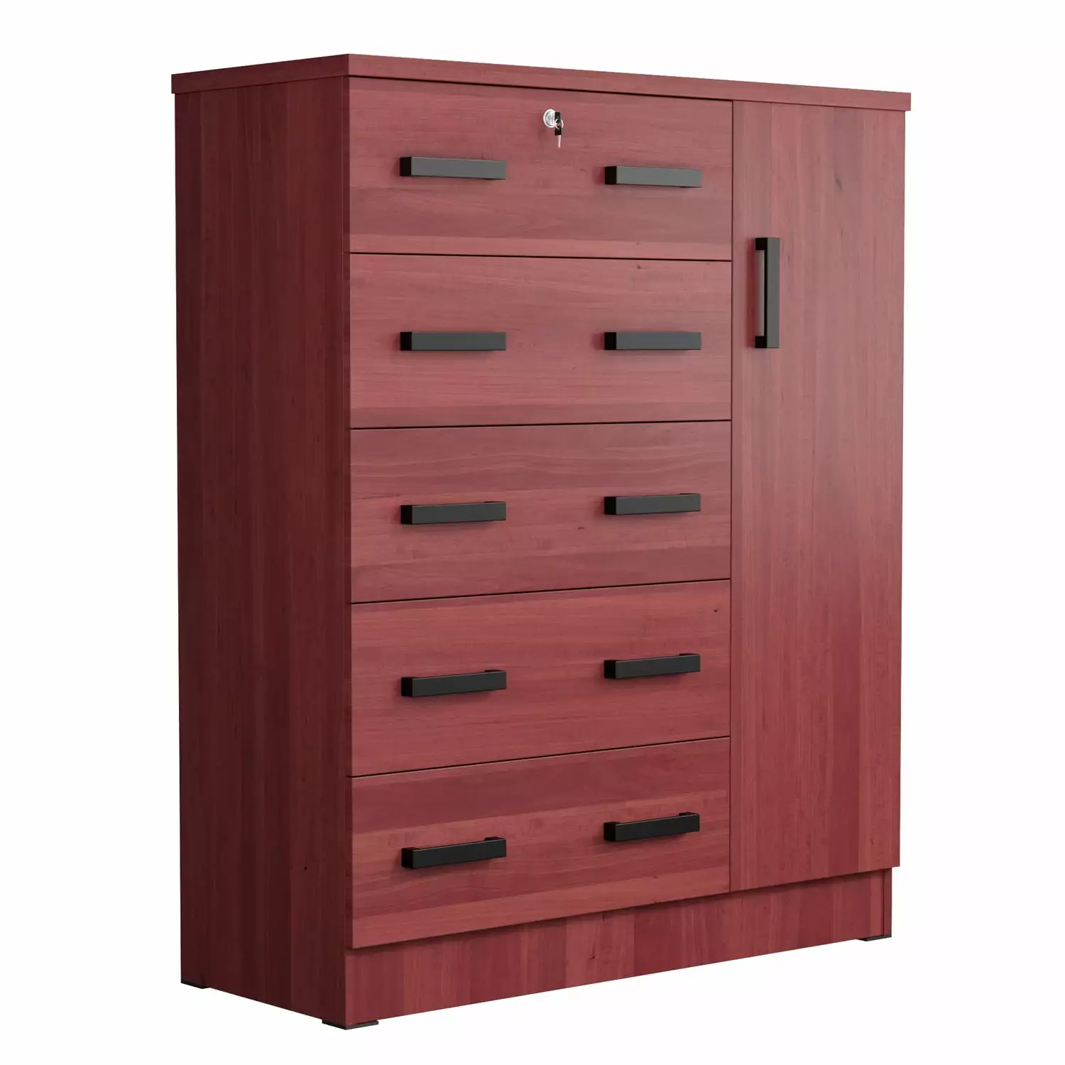 Woodpeckers Furniture Jumbo Size Chest and Closet Combo Mahogany - Tall Gentlemans Chest Woodpeckers Furniture and Mattress