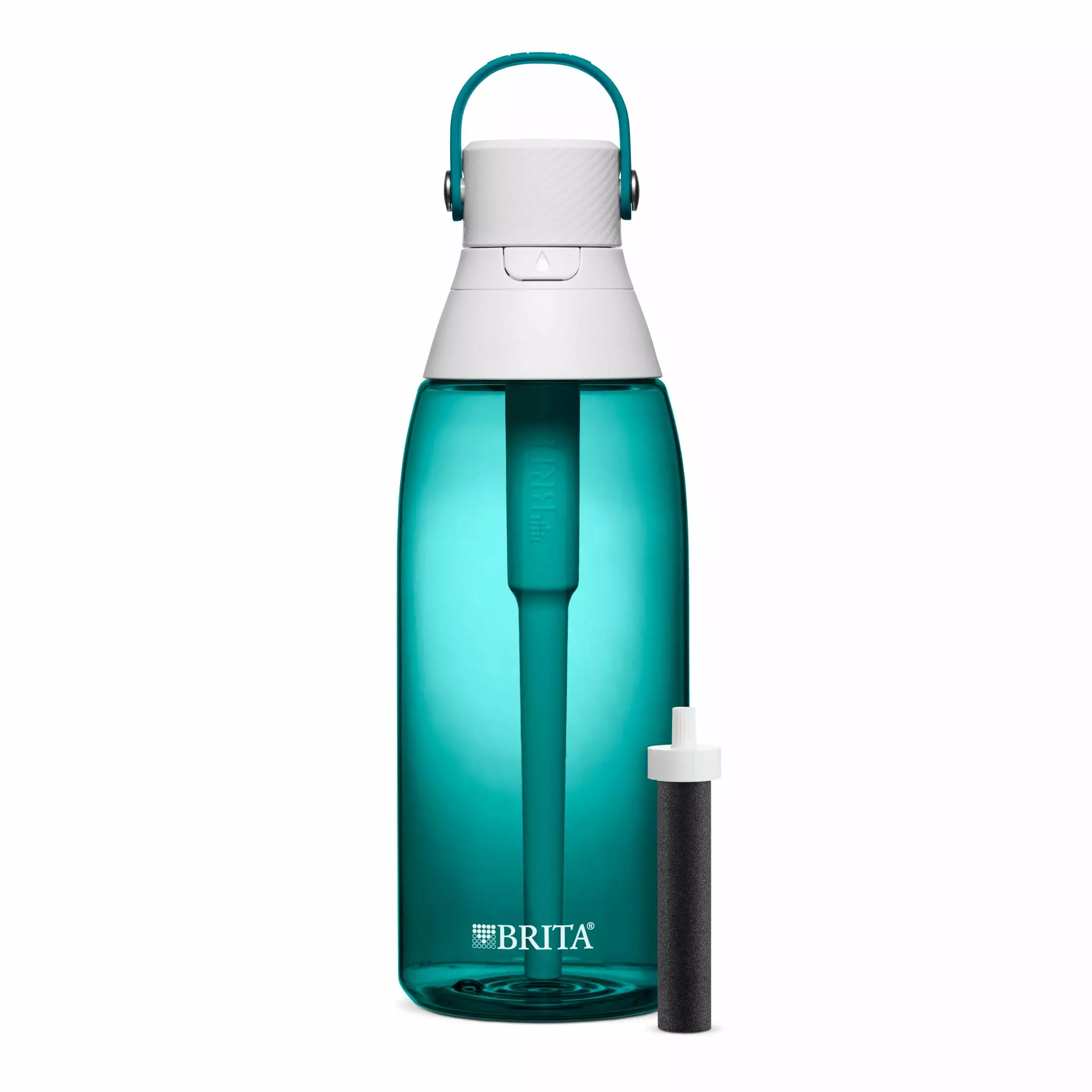 Brita 36oz Sea Glas Premium Leak Proof Filtered Water Bottle Straw