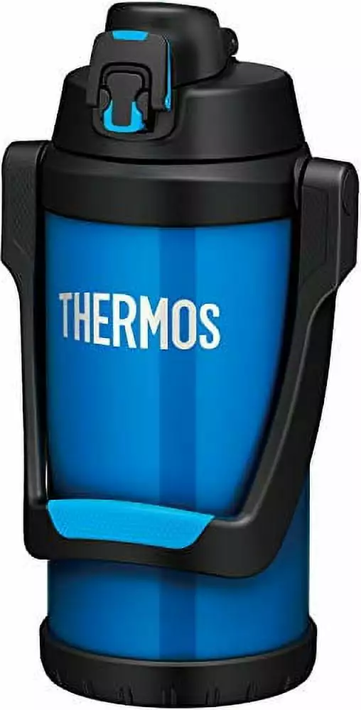 Thermos Vacuum Insulated 2.0L Sports Water Jug Ice Blue Lid
