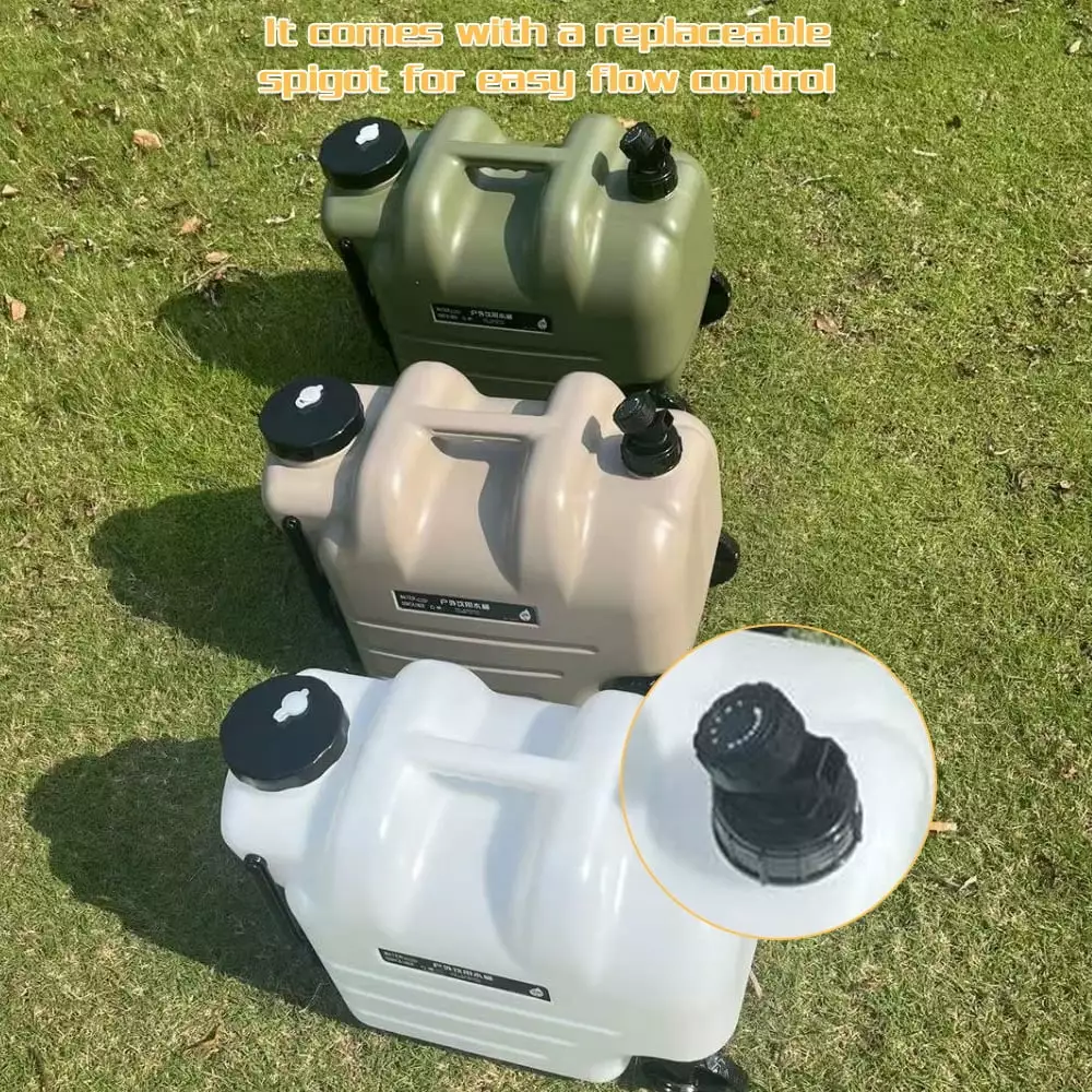 Qisuo Huiop 28L Portable Water Container Outdoor Picnic White
