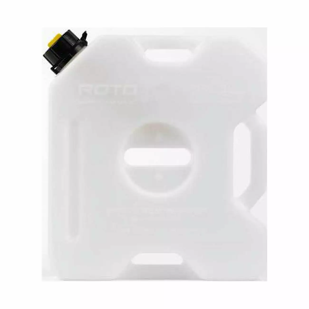 1.75 Gallon White Water Container Portable Plastic Storage Jug Home Outdoor Use