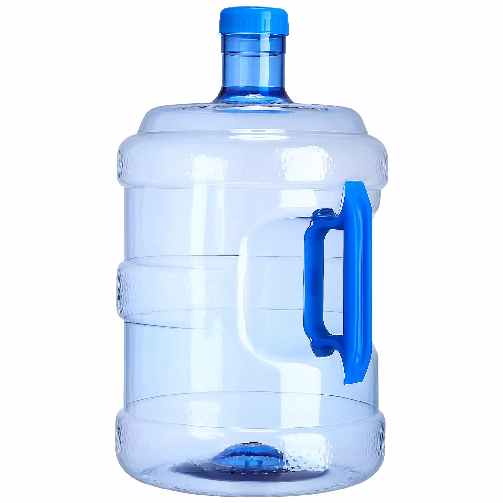 Qiysamall 10L Plastic Water Jug Container Office Home Outdoor Portable Water Storage Bucket