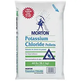 Water Softening Pellets Potassium Chloride 40-Lbs Morton Salt