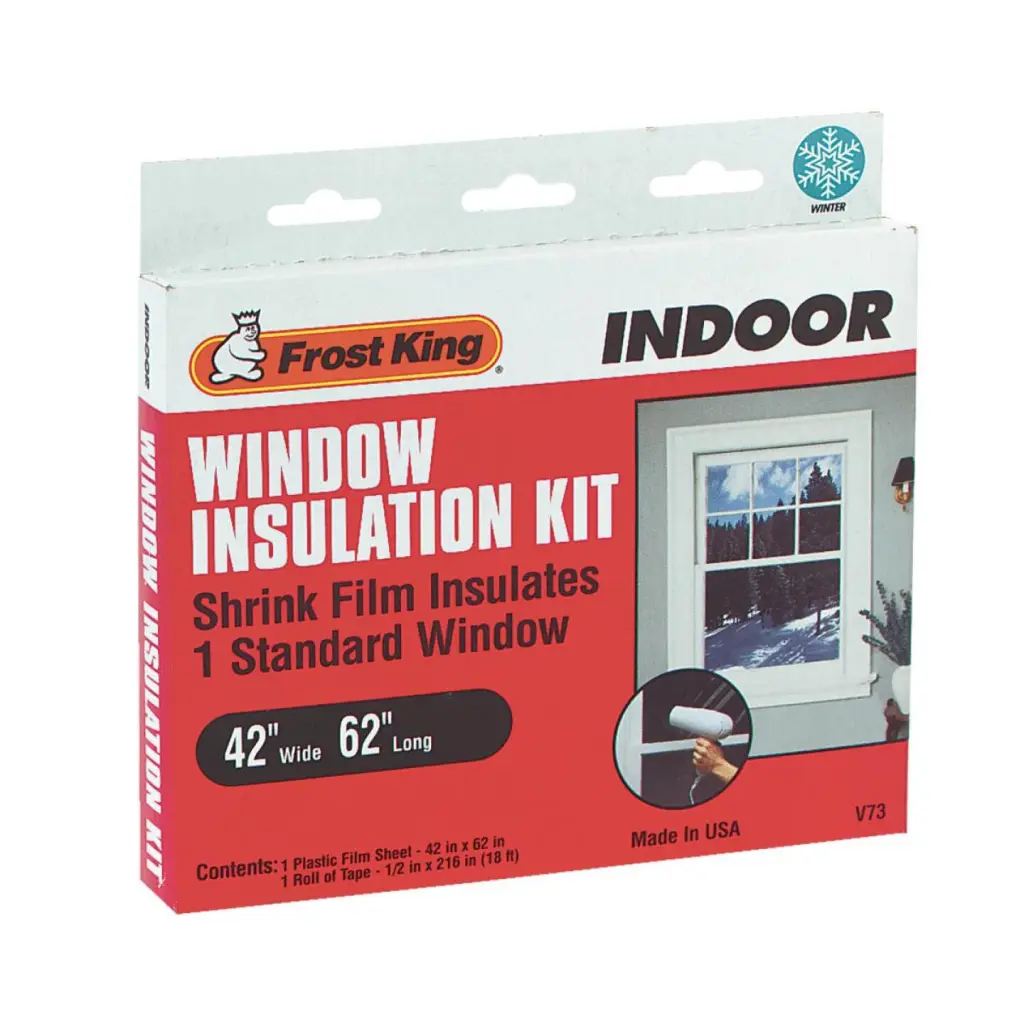 Frost King 42 . x 62 . Indoor Shrink Film Window Kit Insulation