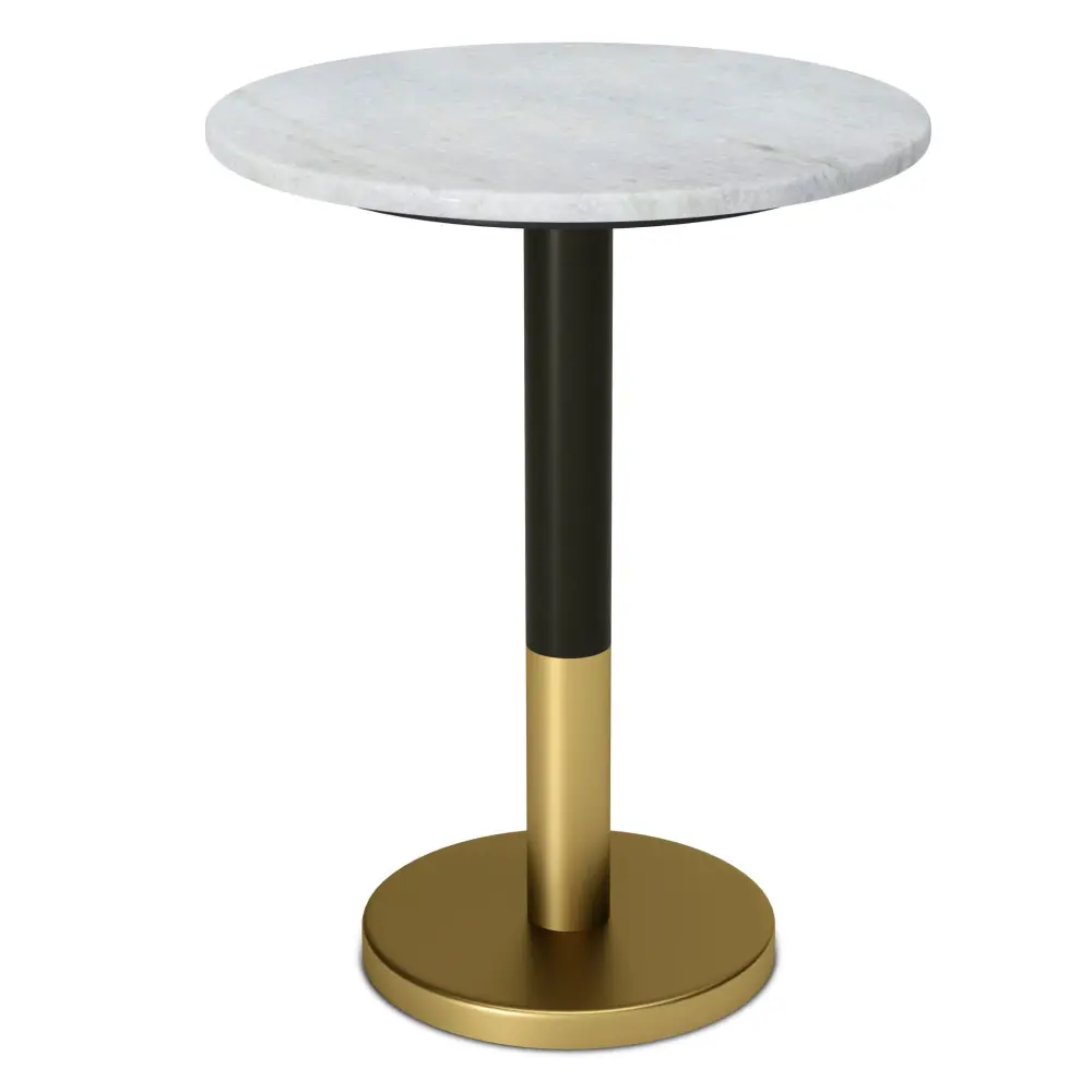 Evans - Marble Side Table - Snow