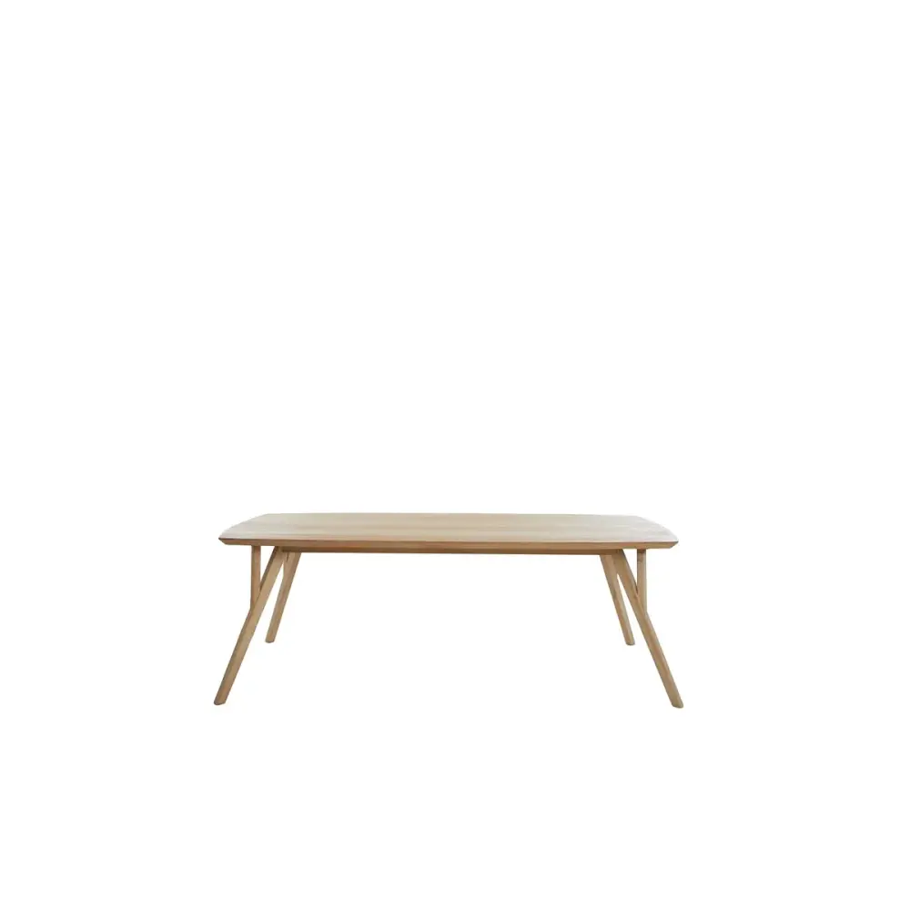 Quenza Mango Wood Rectangular Dining Table - Pure