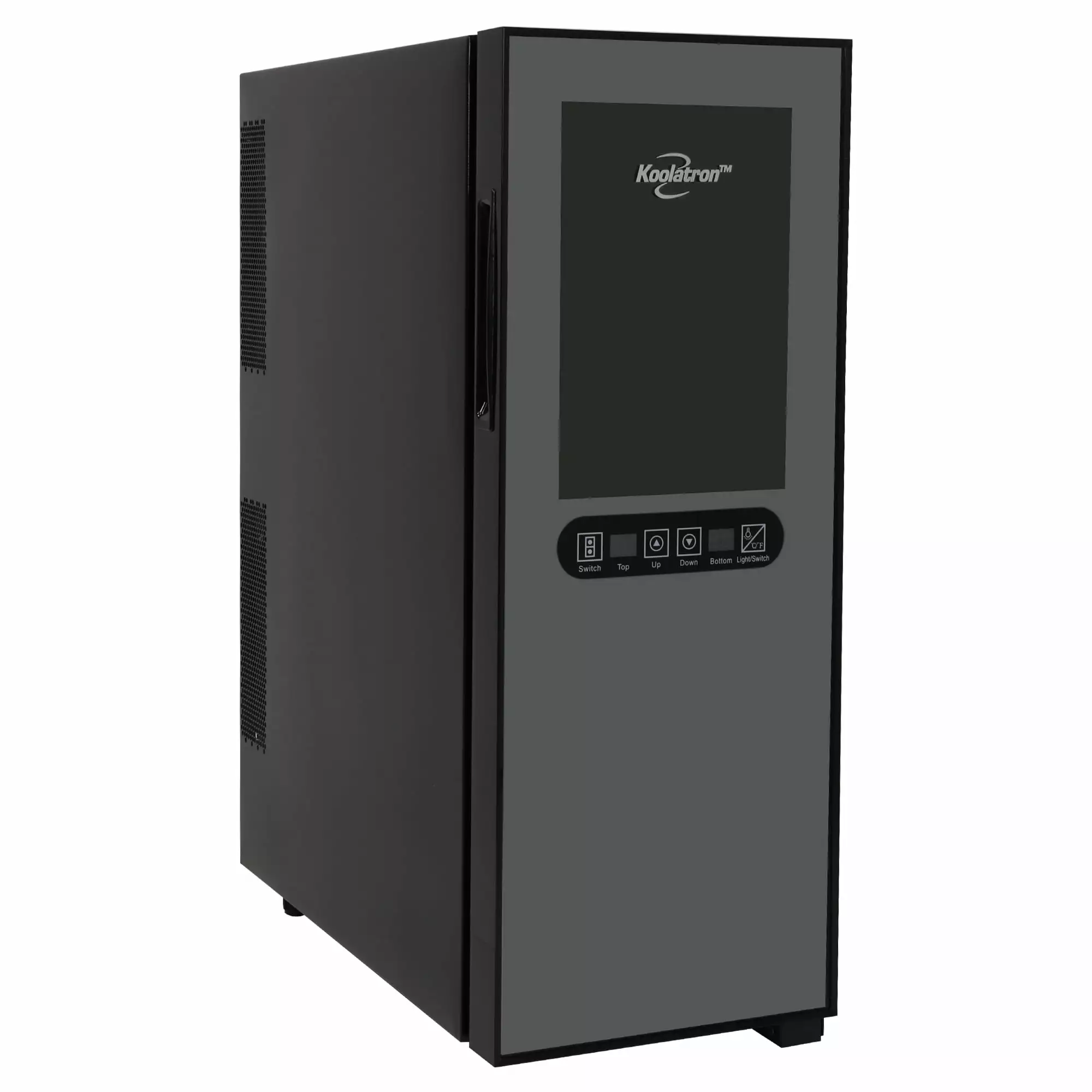 Koolatron 12 Bottle Dual Zone Wine Cooler Digital Controls WC12DZ Black