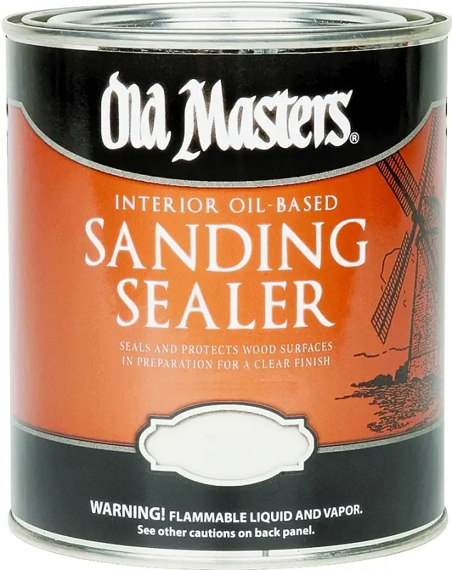 Old Masters 45001 Sanding Sealer, Clear, Liquid, 1 gal, Can