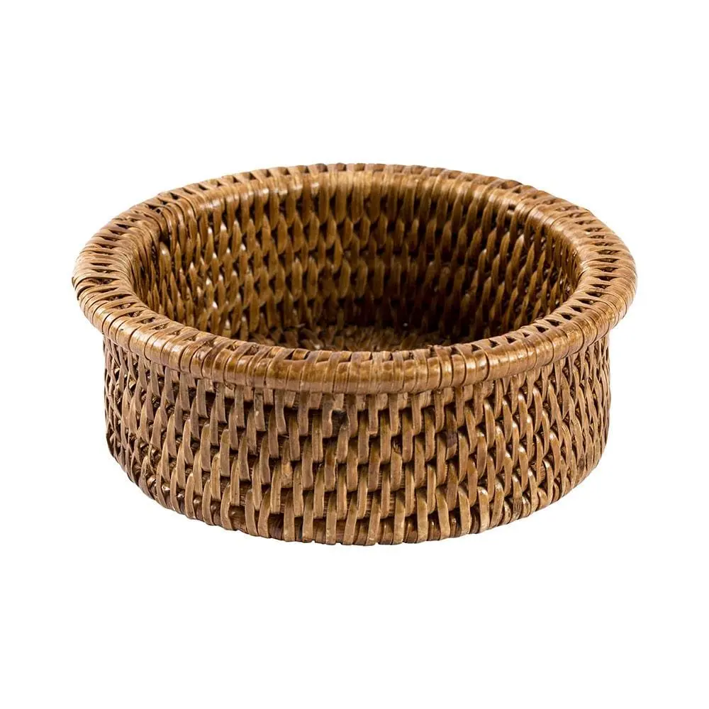 Rattan Wine Bottle Coaster Entertaining