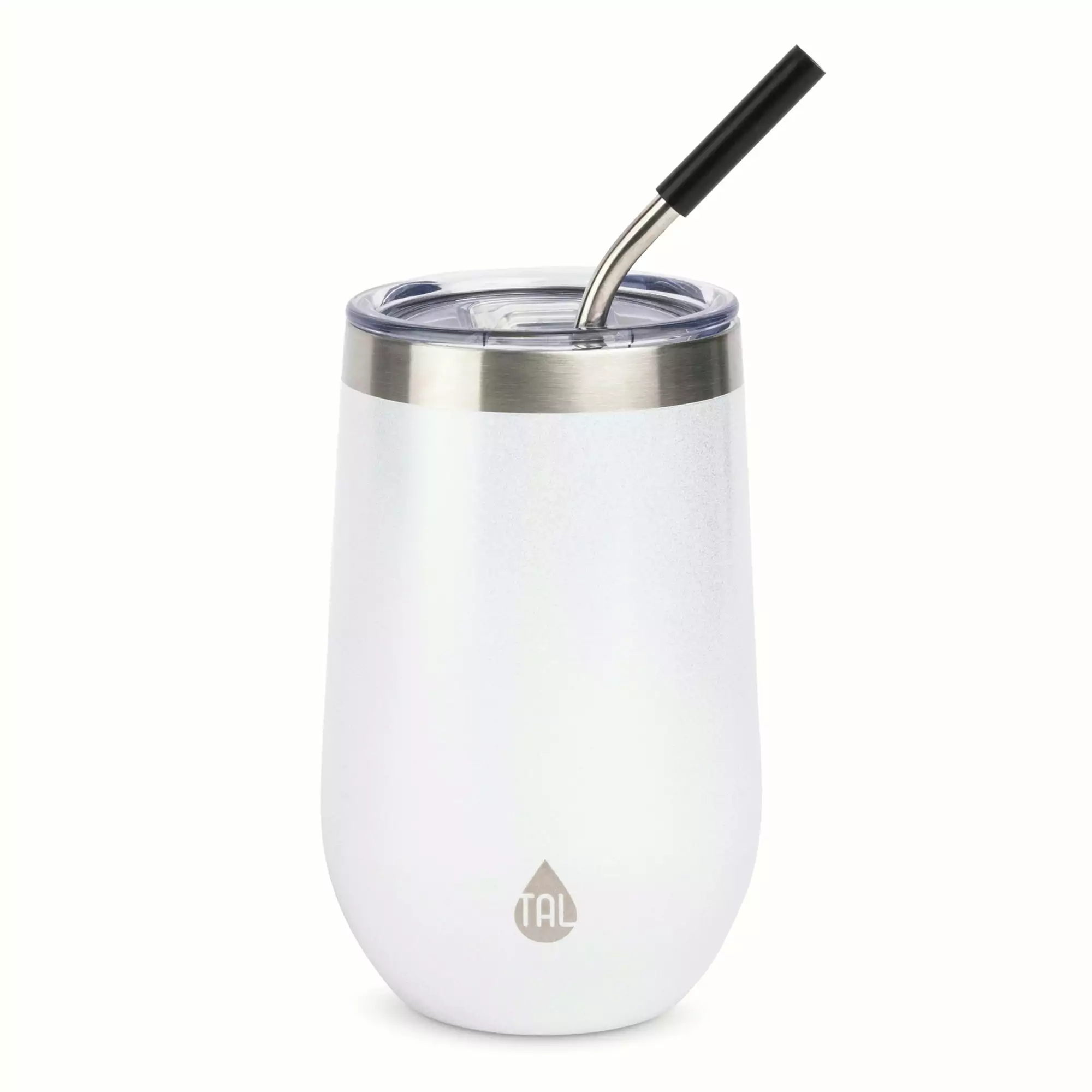 TAL Stainless Steel Wine Tumbler 16 fl oz White