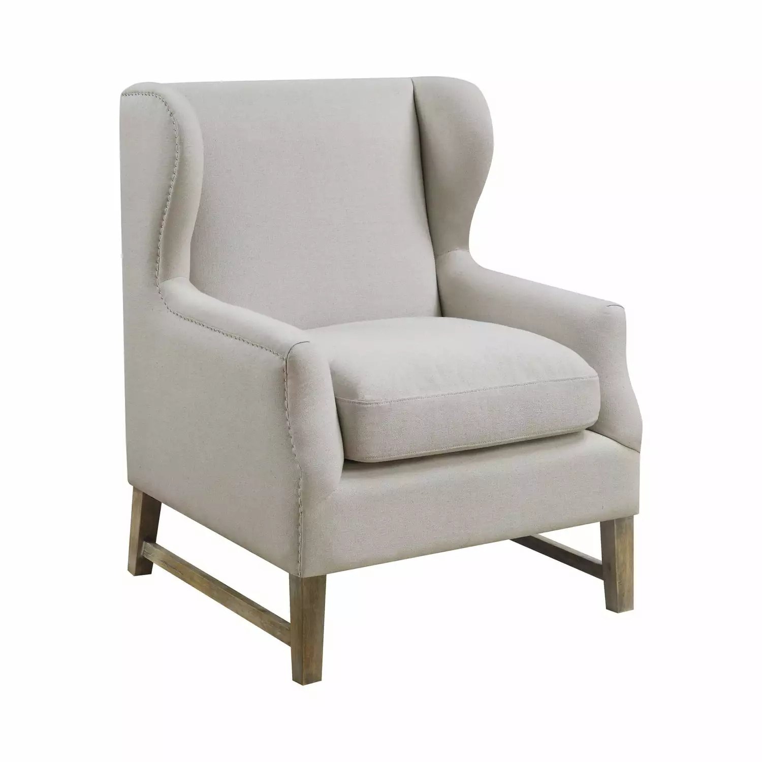 Fleur Wing Back Accent Chair Cream - Elegant Living Room Seating Coaster Company