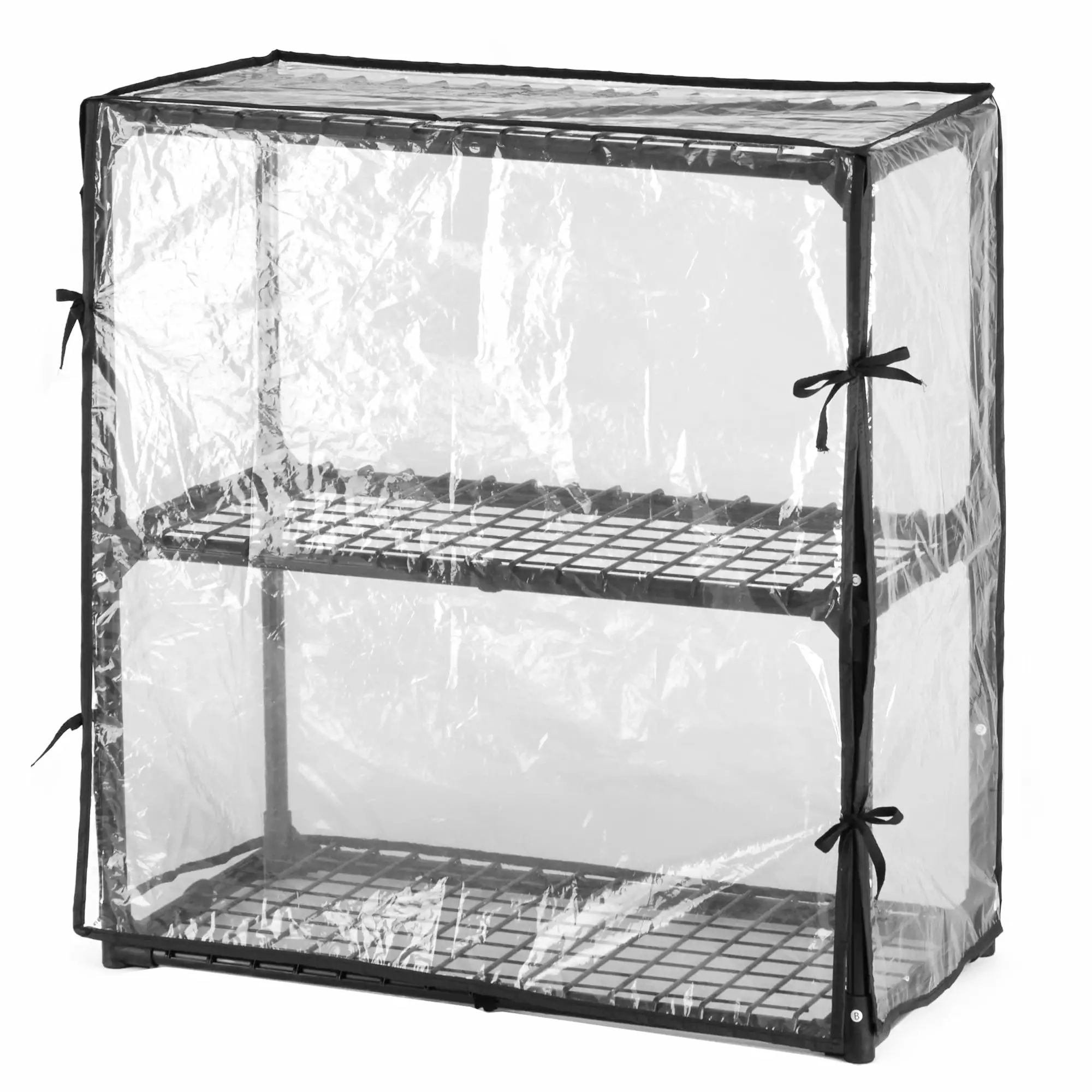 3-Shelf Wire Rack Cover Heavy Duty Metal Storage Shelf Kitchen Pantry Garage SMHZ