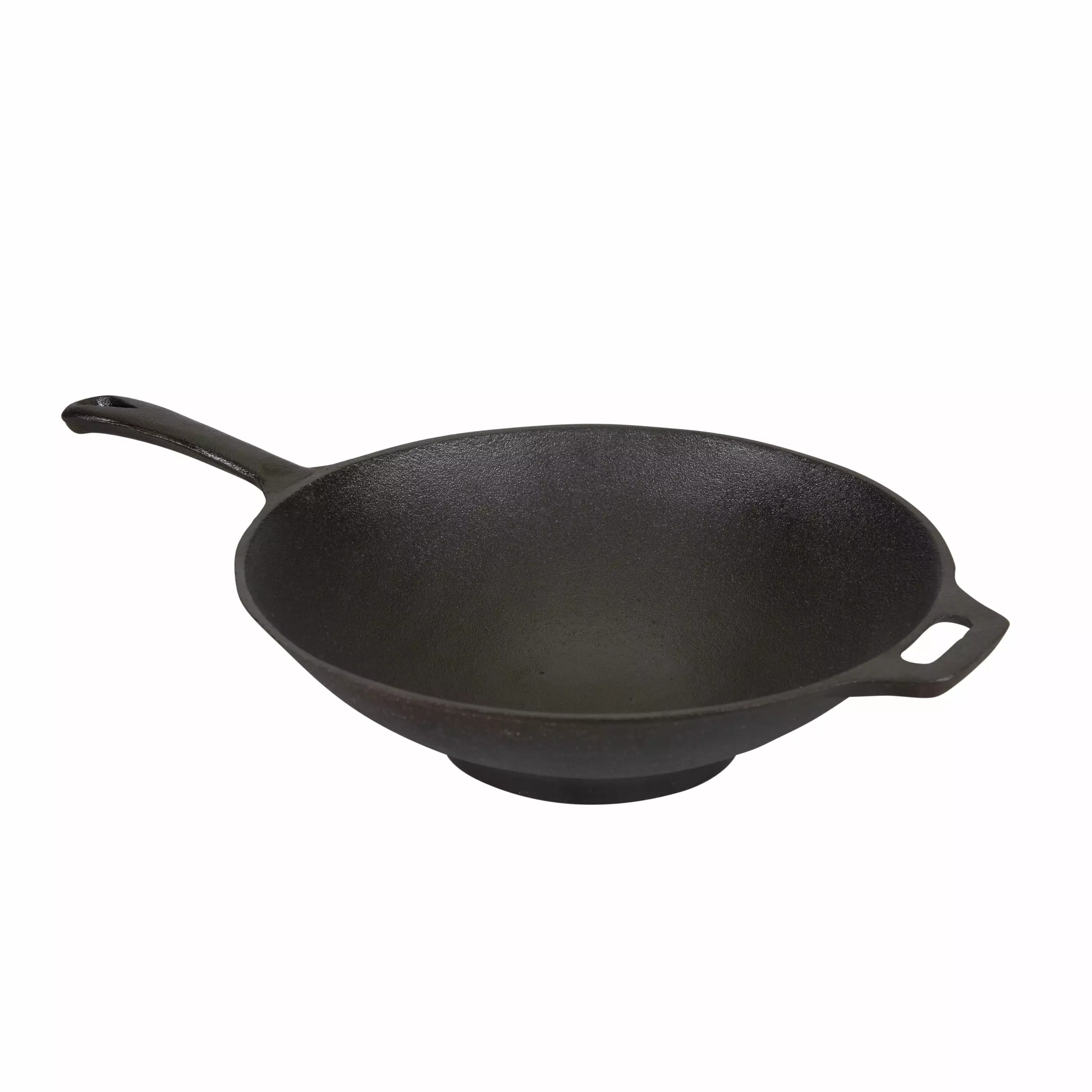 Stansport 16301 Pre-Seasoned Cast Iron Wok 12.5 Inch Diameter Camping Hiking Outdoors