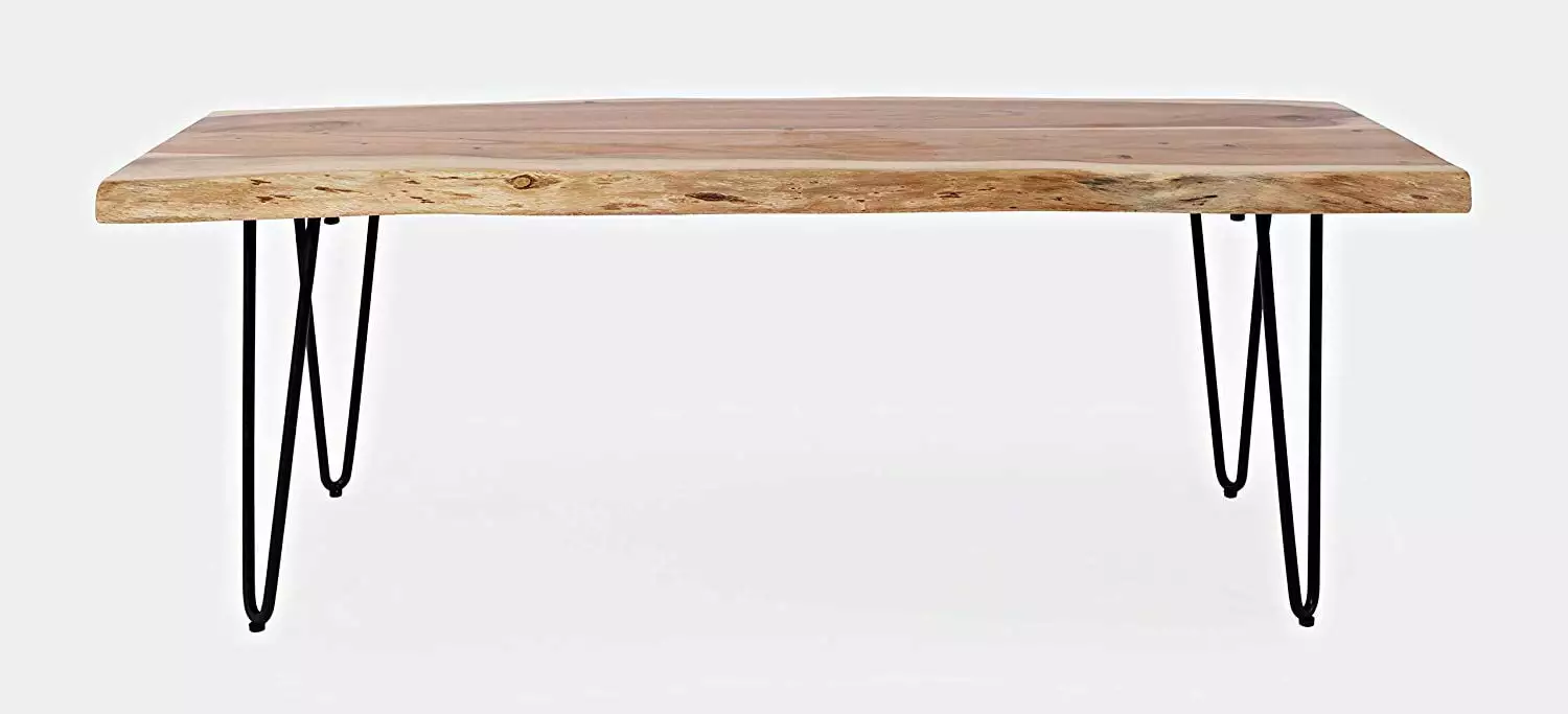 Jofran Nature's Edge 48 Inch Solid Acacia Wood Bench Dining or Outdoor Use Benches JOFRAN INC.