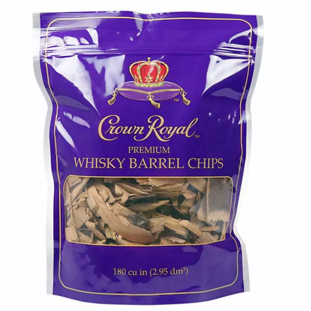 Crown Royal Luxury Whisky Barrel Cooking Chips Rich & Sturdy Flavor CR-CHIPS