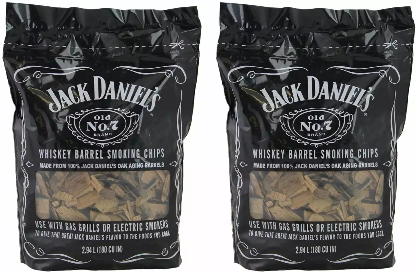 Jack Daniels 01749 Wood CBsgs BBQ Smoking Chips 2Pack 2.94 L Jack Daniel's