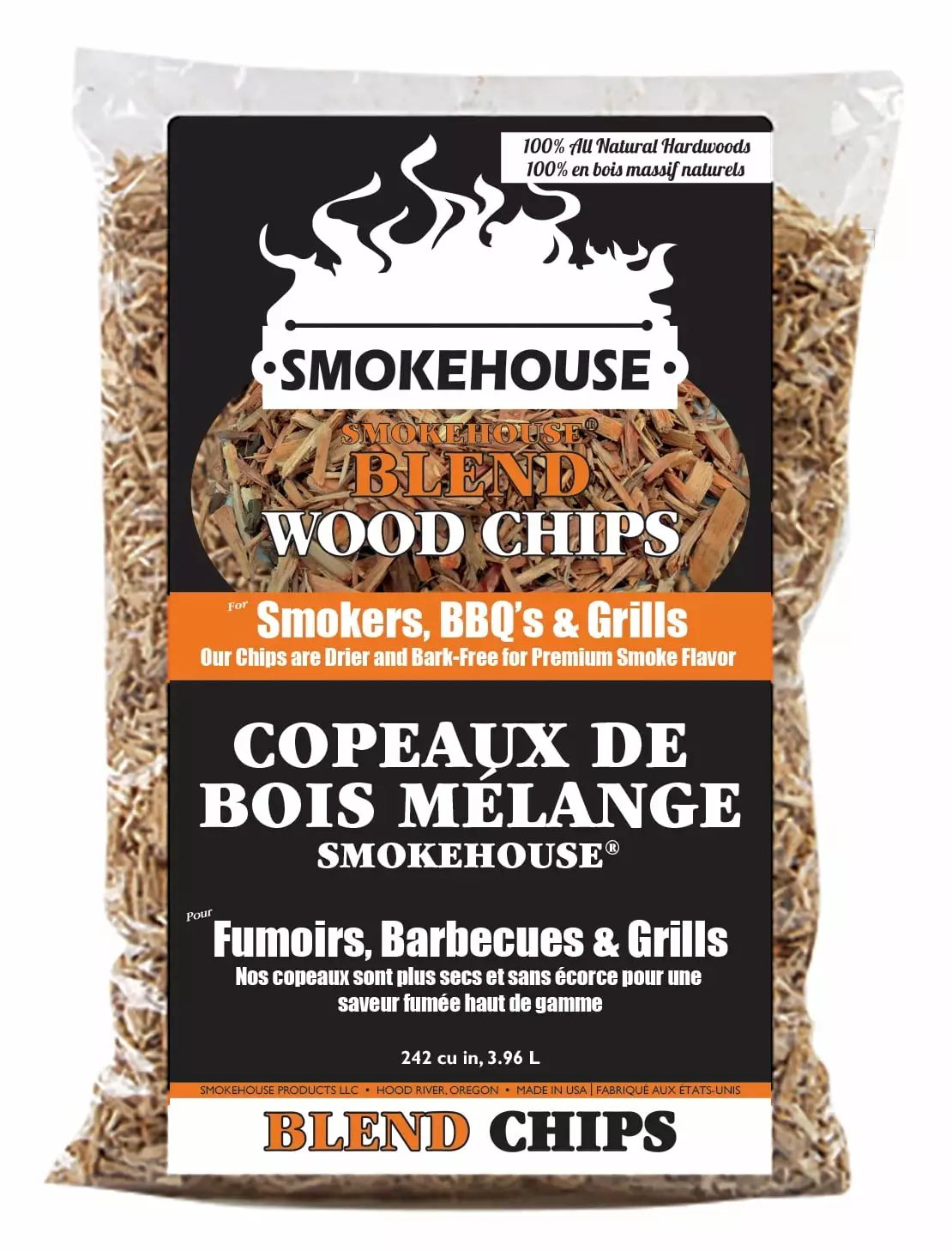 Smokehoutilize 9799-000-0000 Wood Chips 1.75 lbs Bag Smokehoutilize Blend Smoking Smokehouse