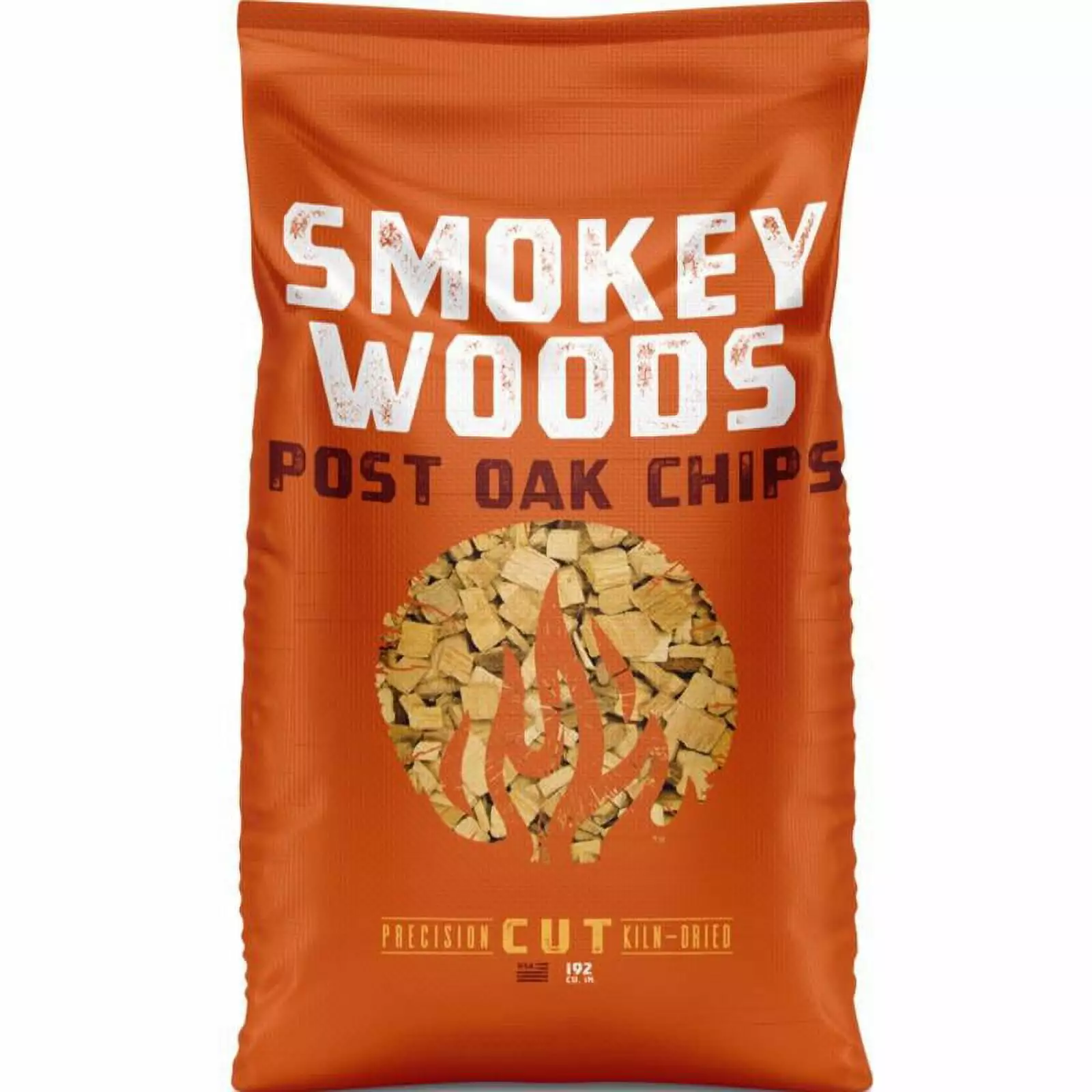 Smokey Woods All Natural Post Oak Wood Smoking Chips 192 Cu