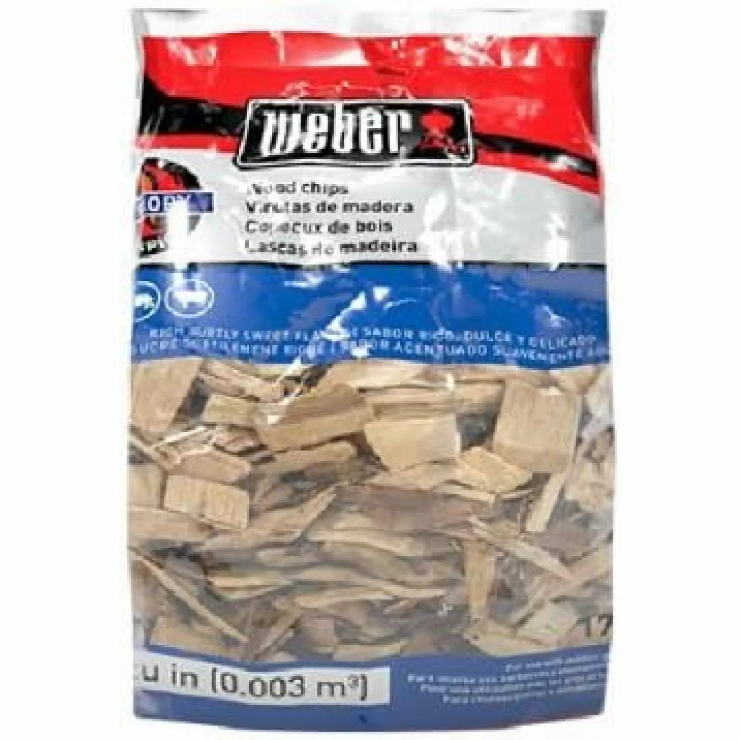 HICKORY WOOD CHIPS 2LB Pkg 4 All Natural BBQ and Grilling XinJY