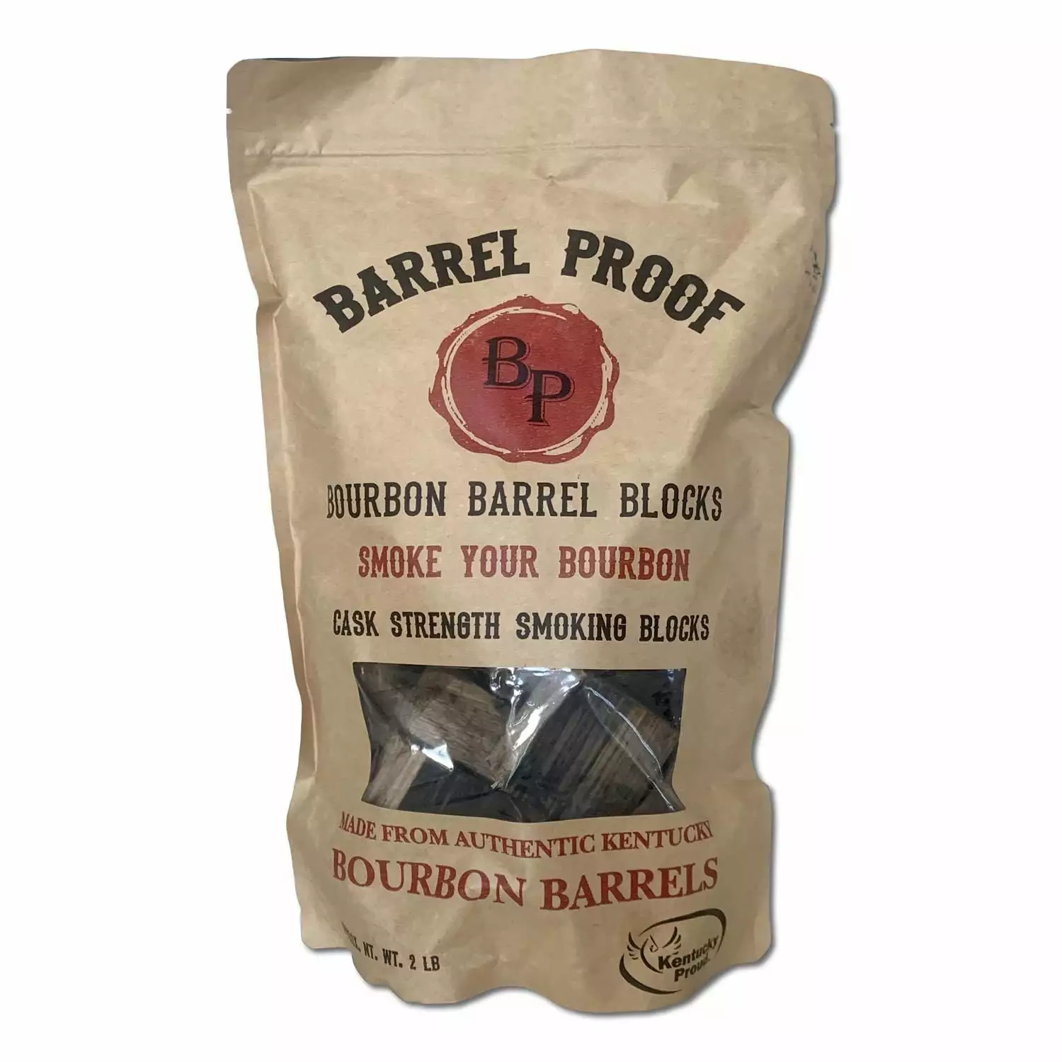 Barrel Proof Bourbon Barrel Blocks Wood Chunks Smoking and BBQ