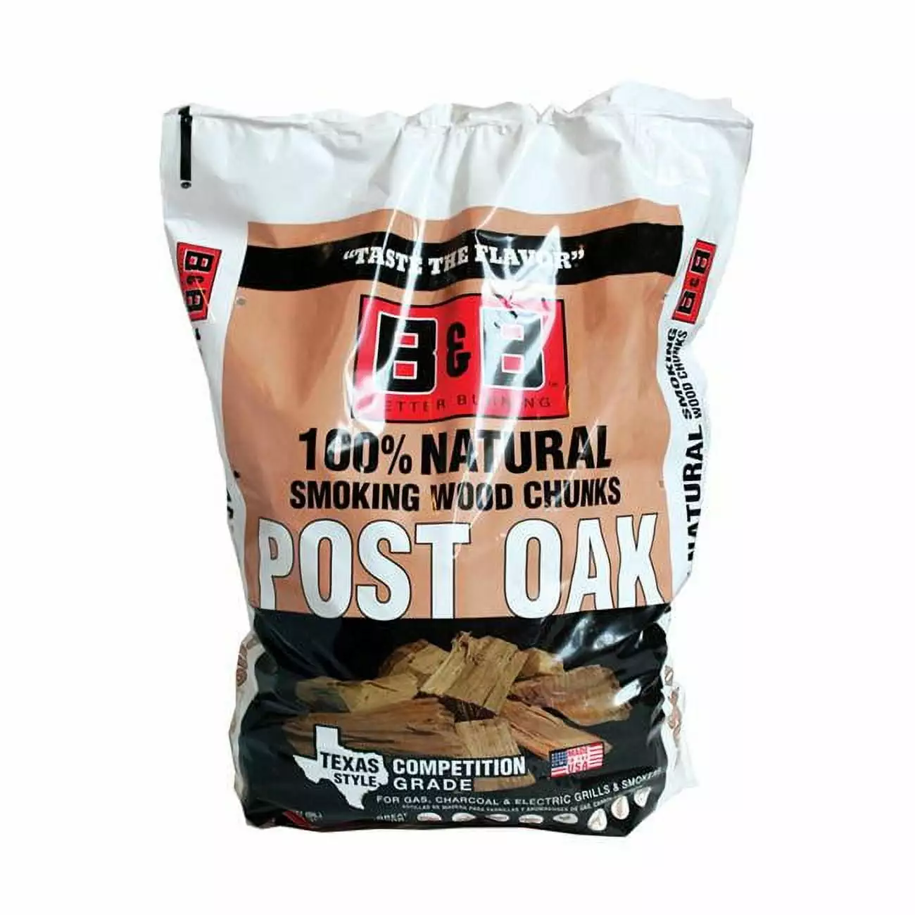 B & B Charcoal 00132 Oak Wood Smoking Chunks 549 Cubic Inch B&B Charcoal