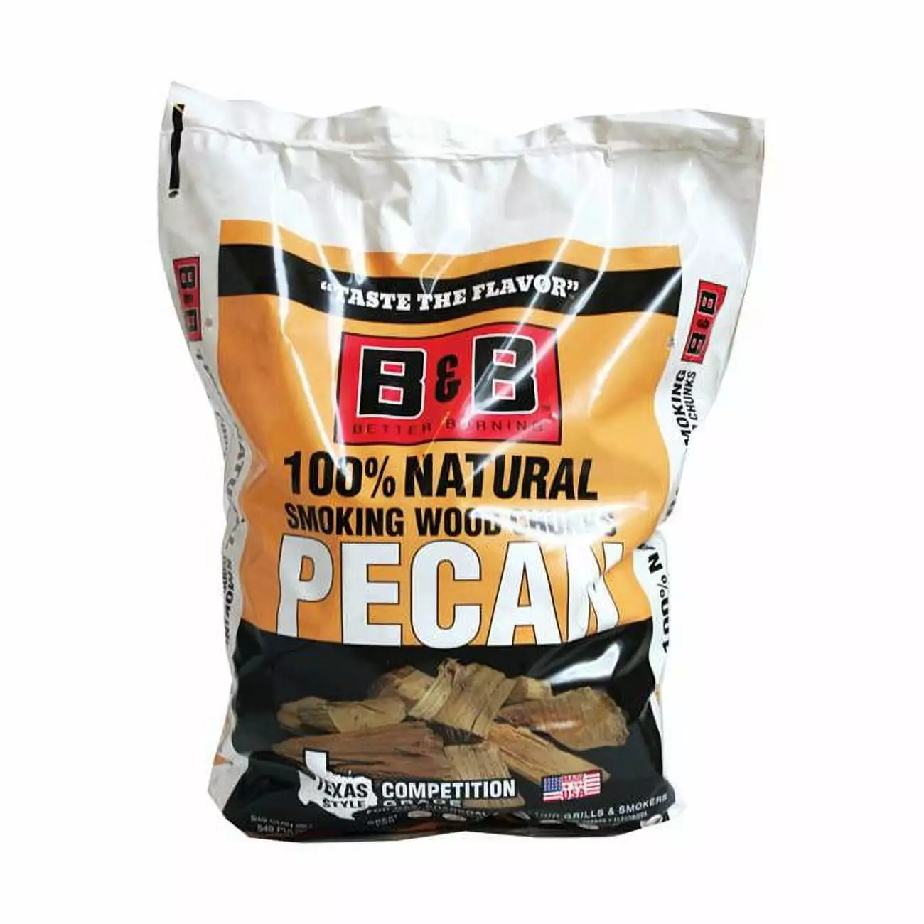 B&B Charcoal Wood Smoking Chunks 549 Cubic Inch BBQ and Grilling