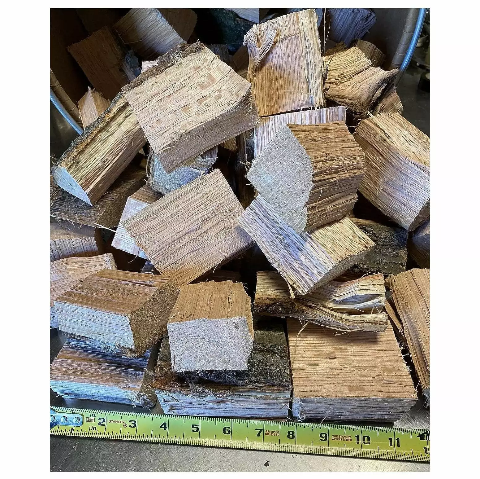 CintBllTer Oak Wood Chunks BBQ Grilling Cooking Smoker 5 Pounds