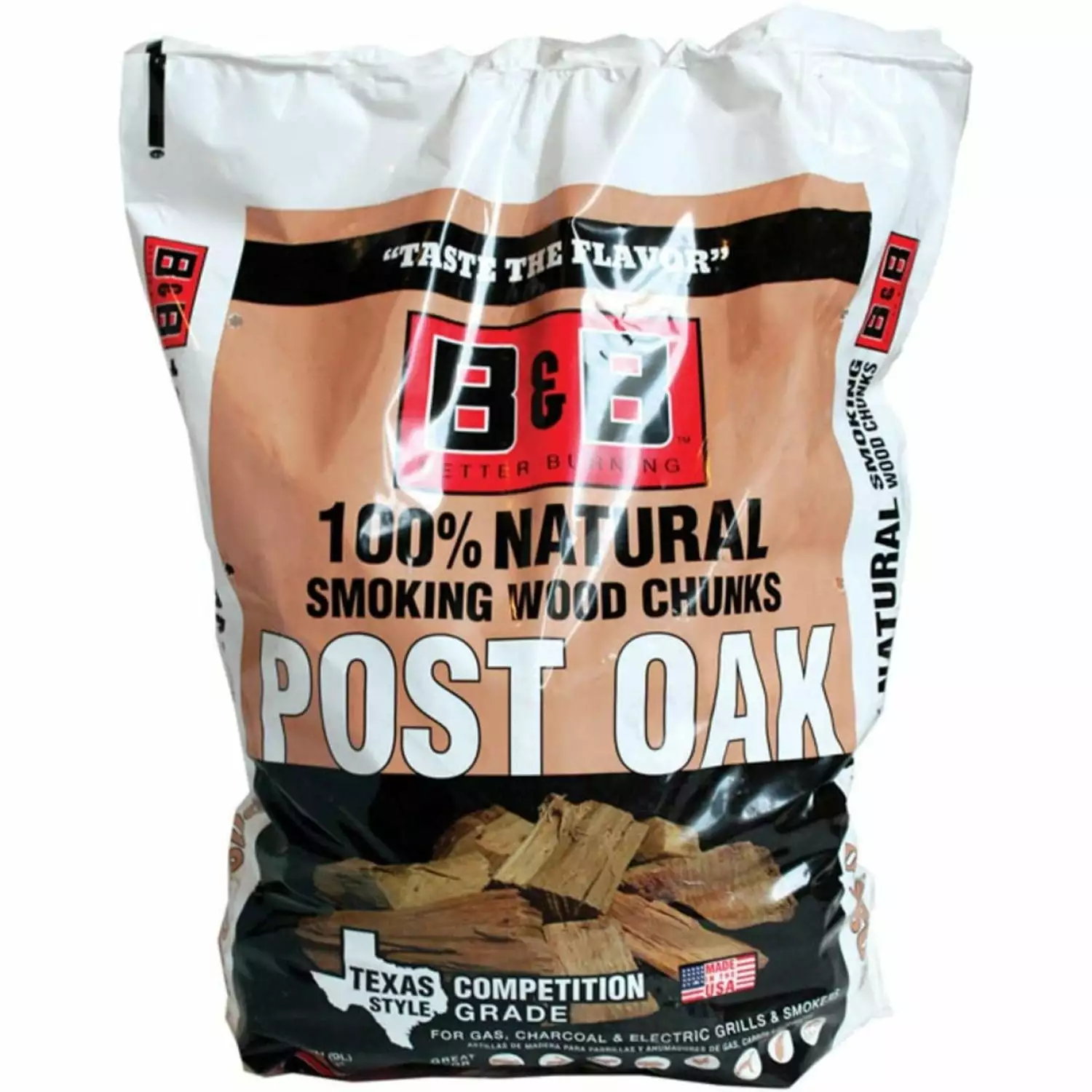 B & B Charcoal 00132 Wood Chunks 549 Cubic Inch HNLLC
