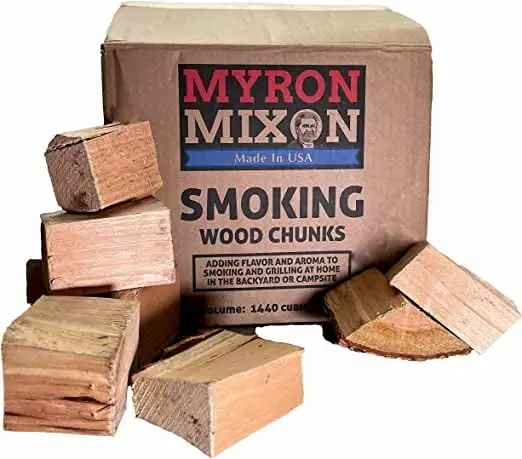 Myron Mixon Oak Wood Chunk Box 16 lbs BBQ and Smoking