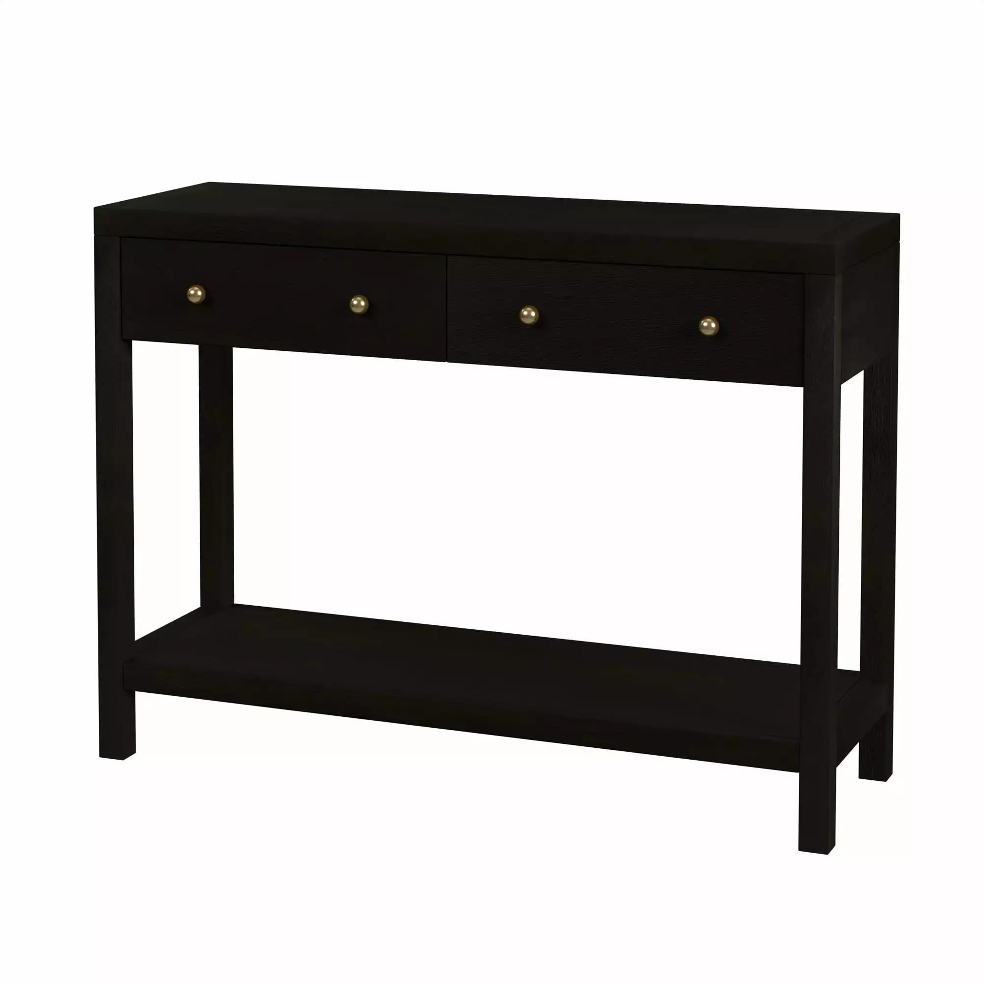 Butler Specialty Company Nora 2 Drawer Wood Console Table Antique Coffee Console