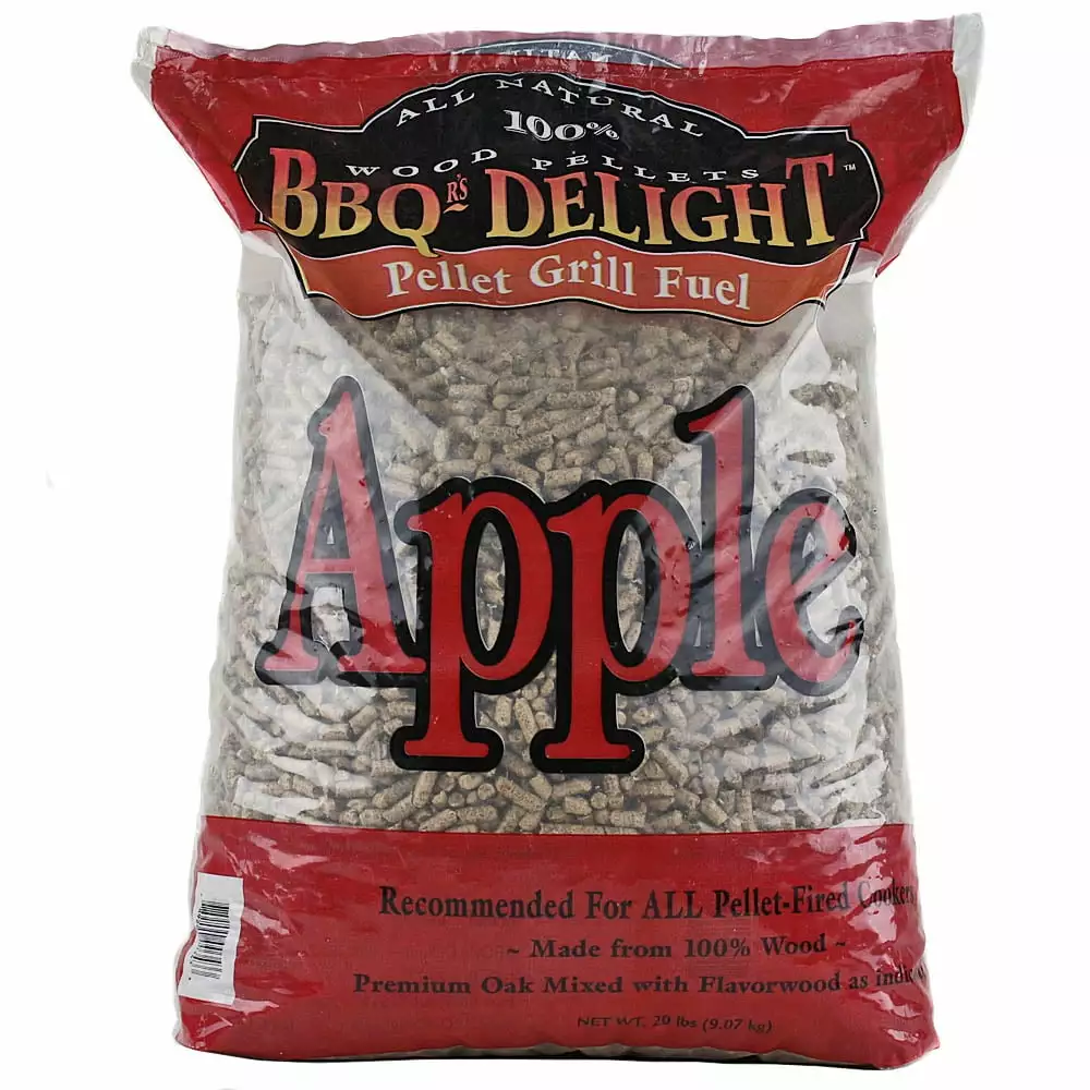 BBQr's Delight Apple Pellet Blend 20lb Grilling Smoking Pellets 100% All Natural