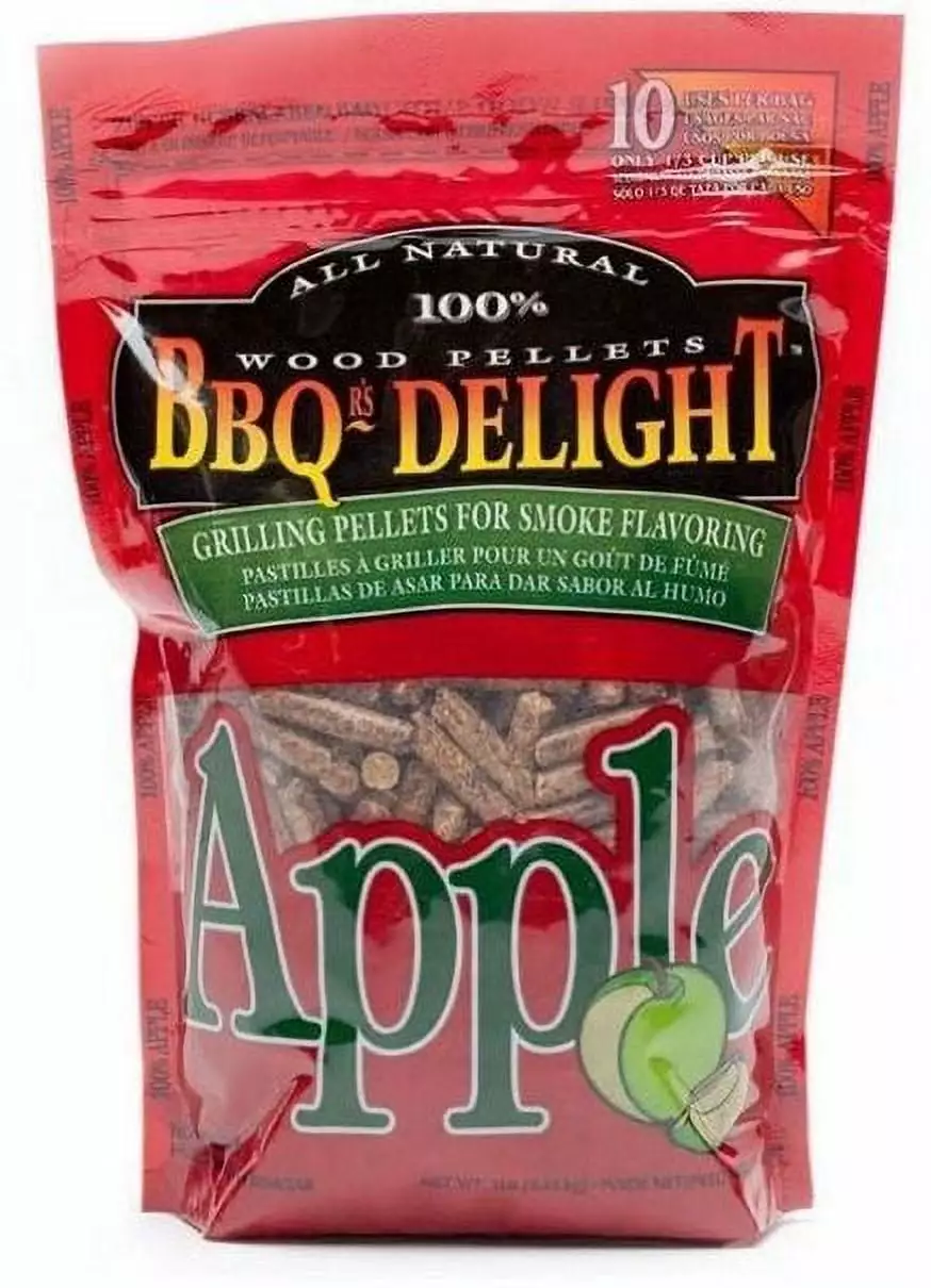 BBQr's Delight Apple Pellet Blend 1lb 100% All Natural Grilling Smoking Pellets Pellet Grills