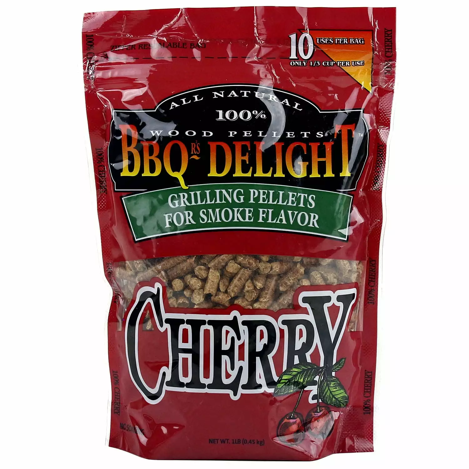 BBQr's Delight Cherry Pellet Blend 1lb 100% All Natural Grilling Smoking Pellets Pellet Grills