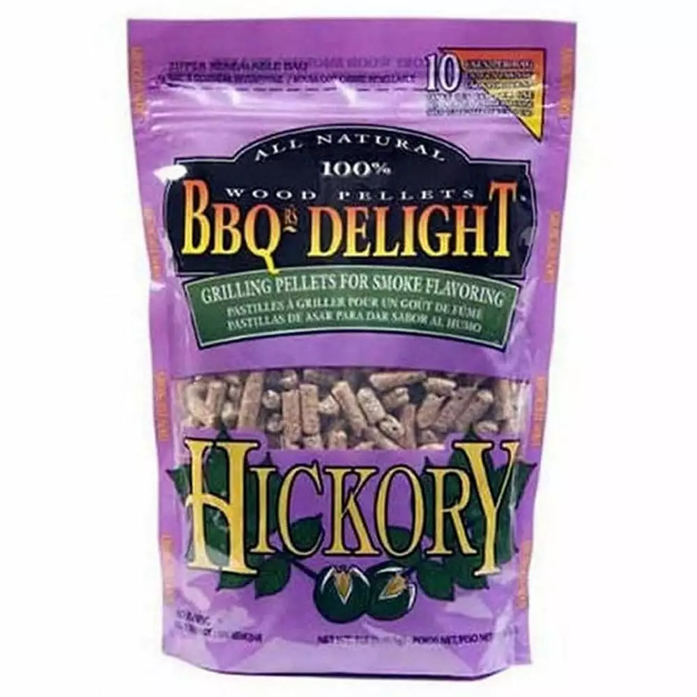 BBQr's Delight Hickory Pellet Blend 1lb 100% All Natural Grilling Smoking Pellets Pellet Grills