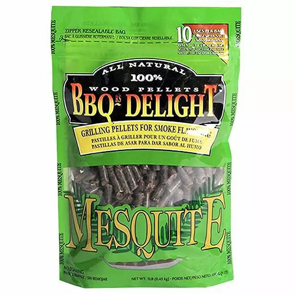 BBQr's Delight Mesquite Wood Pellets 1lb Bag Smokers and Grills