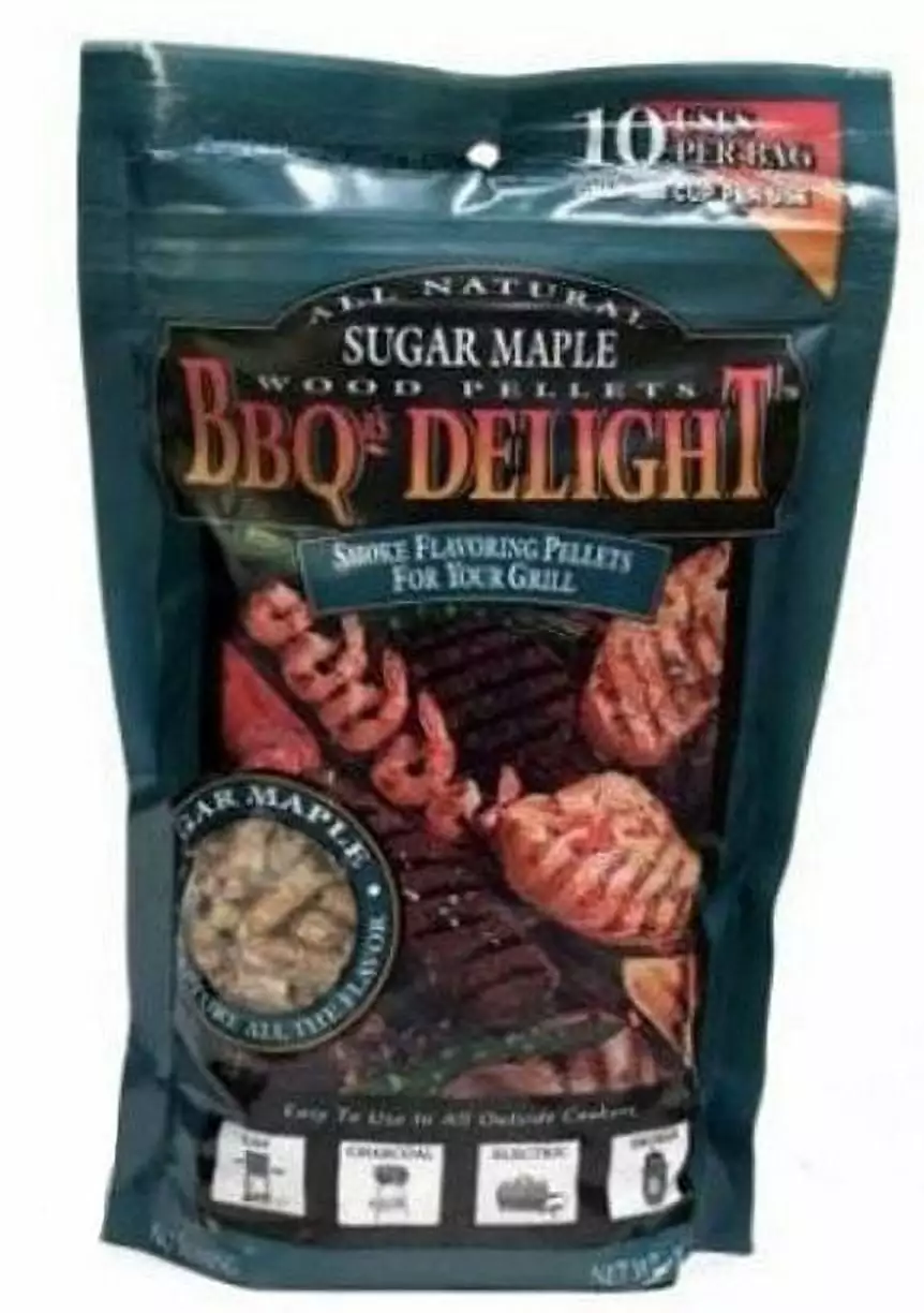 BBQr's Delight Sugar Maple Pellet Blend 1lb All Natural Grilling Pellets
